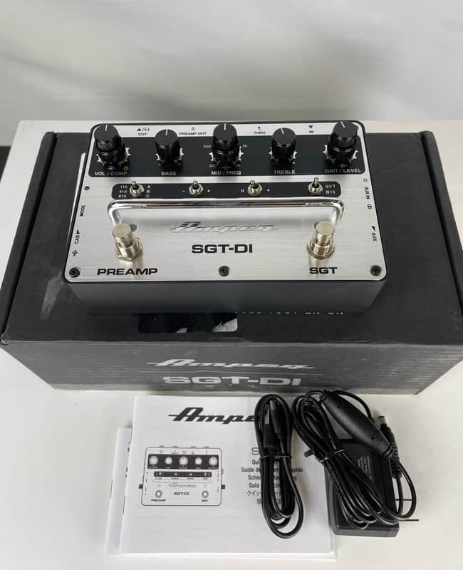 Ampeg SGT-DI DI/Preamp Bass Effects Pedal image 1