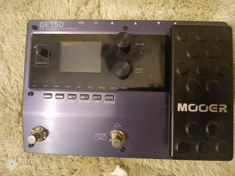 Mooer GE150 Amp Modeller & Multi Effects 2020 - Black image 1