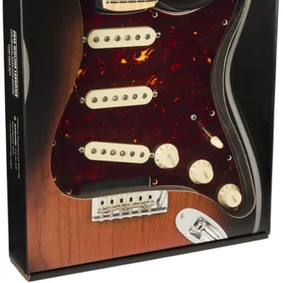 Mint Fender Pre-Wired Strat Pickguard, Original 57/'62 SSS, Tortoise Shell 11 Hole PG image 4