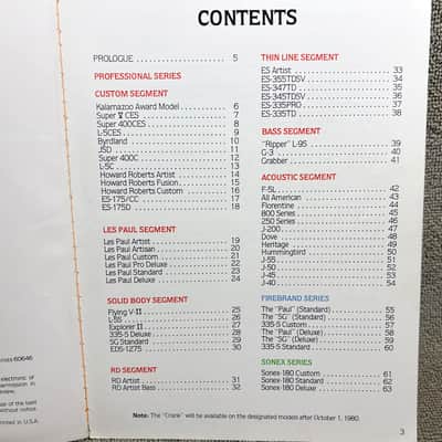Gibson Catalogs & Price Lists (Lot of 5)  1974 1980 1988 1999 image 17
