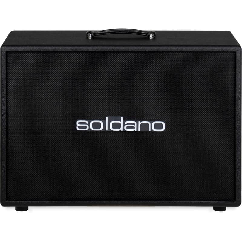 Soldano Straight Guitar Speaker Cabinet (120 Watts, 2x12"), Black, 8 Ohms image 1