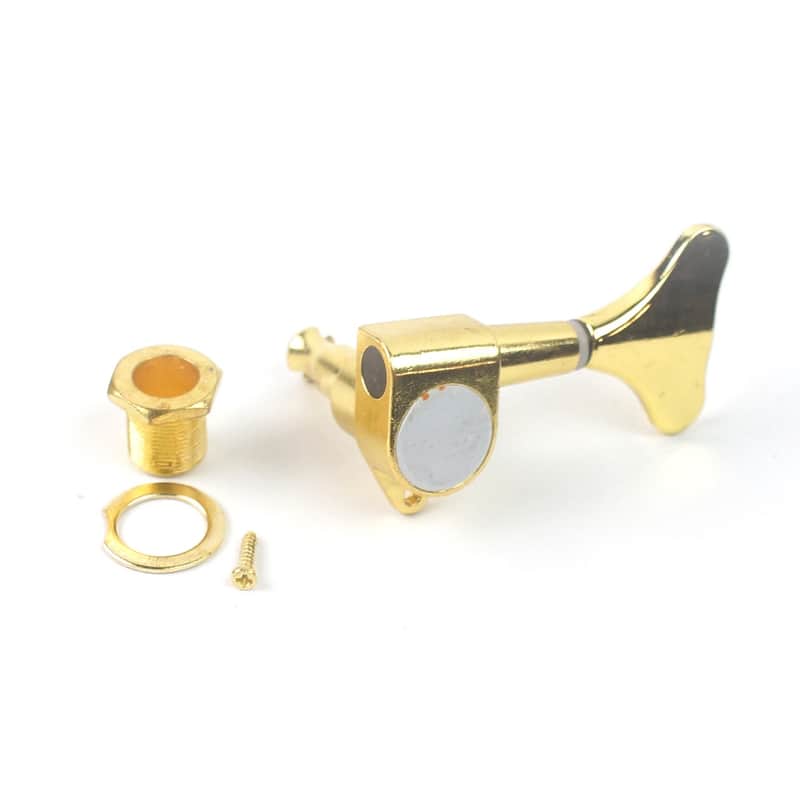 1x Electric Bass Guitar Tuning Machine key Head Peg ,Left Side /Gold Plated image 1