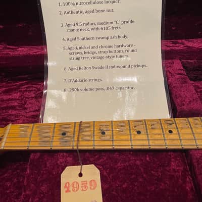 Kelton Swade Stratocaster 2018 - black image 11