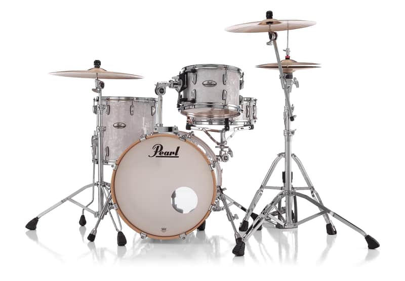 Pearl Drum Set Professional Maple 3-pc. Shell Pack, White Marine Pearl (Cymbals and Hardware not Included) (PMX903BSP/C448) image 1