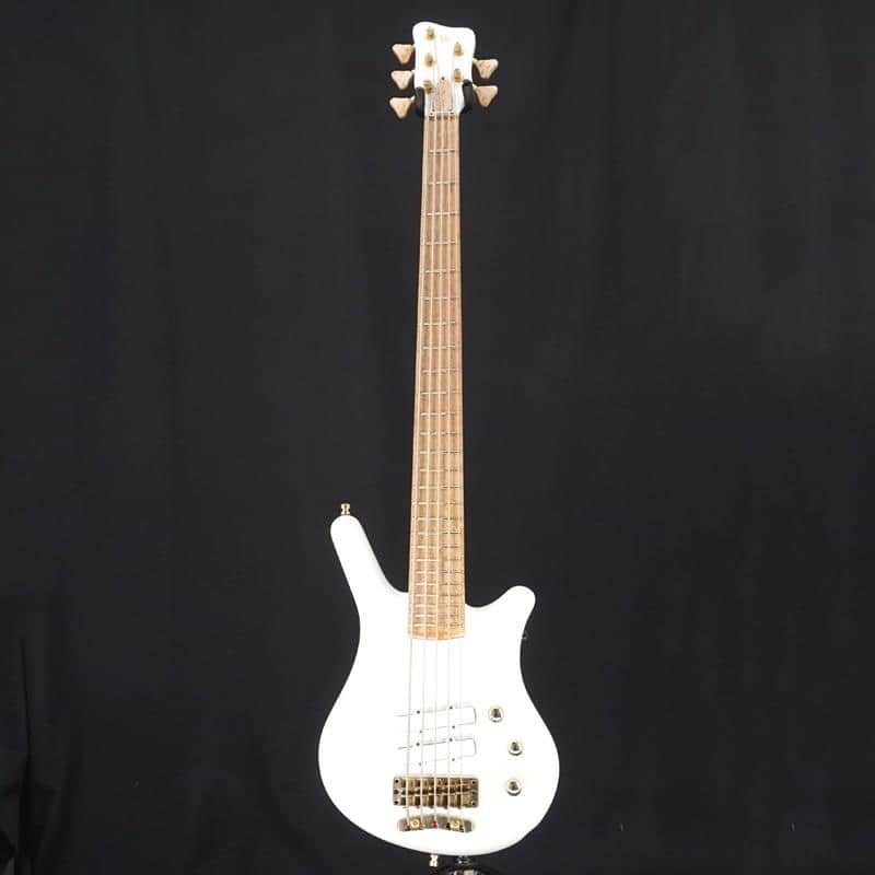 Warwick USED ​​Custom Shop Thumb Bass NT 5 Solid White High Polish