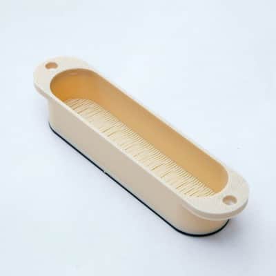 Custom Single Coil Pickup Covers Set (No Holes) - Cream-Topo image 4