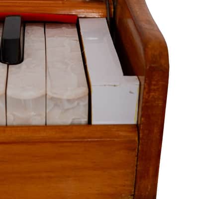 Handmade Harmonium 9 Stopper Portable 3.5 Octave Laying StyleBaja With Coupler Teak Wood image 11