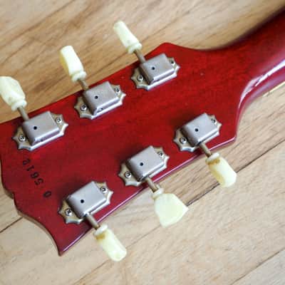 1990 Greco SG Electric Guitar Cherry SS-600 Lawsuit Mint Collection Japan w/ Hardshell Case image 5