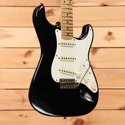 Fender Custom Shop 1956 Stratocaster Journeyman Relic - Aged Black - CZ582187 - PLEK'd image 1