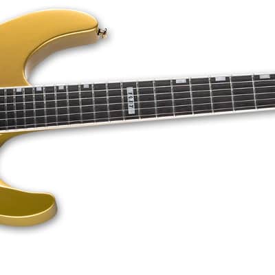 ESP LTD M-1 Custom '87 Elecric Guitar. Metallic Gold image 5