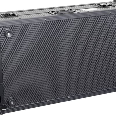 Headliner HL10016 Pitch Black Rolling Flight Case For Rane Four w/ Laptop Platform, Pitch Black image 6