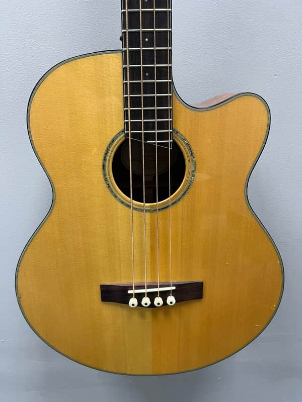 Fender GB41SCE Acoustic Bass Guitar, Natural image 1