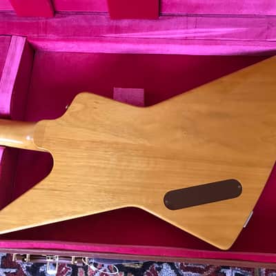 2021 Gibson Custom Shop 1958 Explorer Korina "snake eyes" image 8