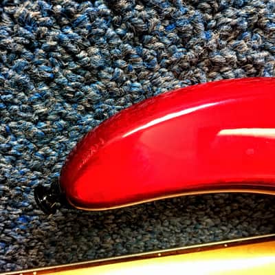 Dean 6 String Electric Bass Red image 5