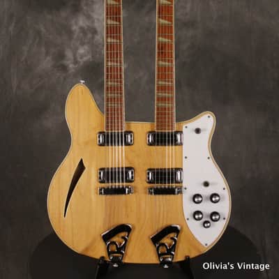 Rickenbacker 362-12 Double Neck w/Checkerboard Binding 1979 Mapleglo image 2