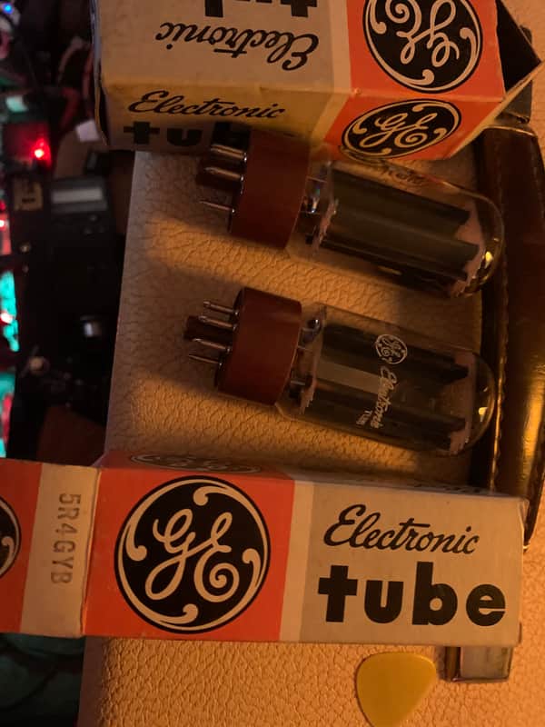 (2) N.O.S. GE General Electric 5R4GYB’s 1950’s image 1