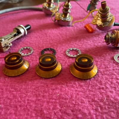 Vintage 2008 Gibson Les Paul wiring harness kill switch for les paul paf burst standard es-335 image 4