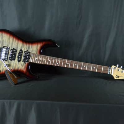 Charvel MJ San Dimas Style 1 HSH PF QM FR with Case - Midnight Glow image 7