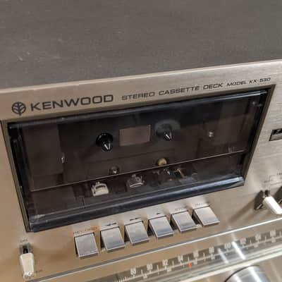 3 Pc. Kenwood Stereo System With Custom Wood Side Panels - KA-5700, KT-5500, KX-530 - See Description image 5