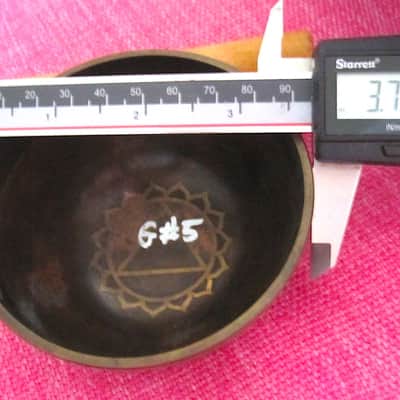 Japanese Rin Singing Bowl Cup Chime Bell with Striker - Vintage image 4