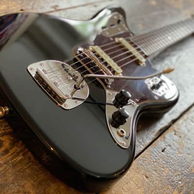 Fender Japan Rare Alder Jaguar Reissue MIJ Piano Black w/ Matching Headstock MIJ Japan 2024 image 3