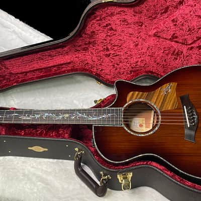 NEW OLD STOCK 2025 Taylor PS14ce Ironbark/Sinker Redwood Acoustic Electric Guitar - Shaded Edgeburst - Authorized Dealer - 5 lbs - G07341 image 14