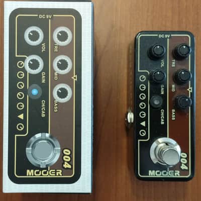 Mooer 004 Day Tripper Micro Preamp 2010s - Black/Brown image 3