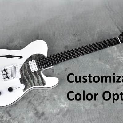 Custom Pre-order! Thinline Telecaster HH 2026 White image 4