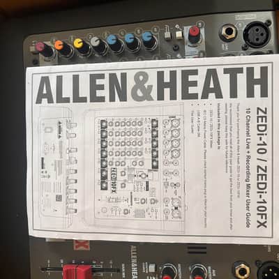Allen & Heath ZEDi-10FX 10-Channel USB Audio Mixer with Effects - Boxed - Excellent Condition Allen & Heath image 3
