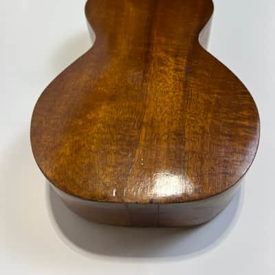 Vintage M Nunes Rare Koa Ukulele Southern California Music Company image 11