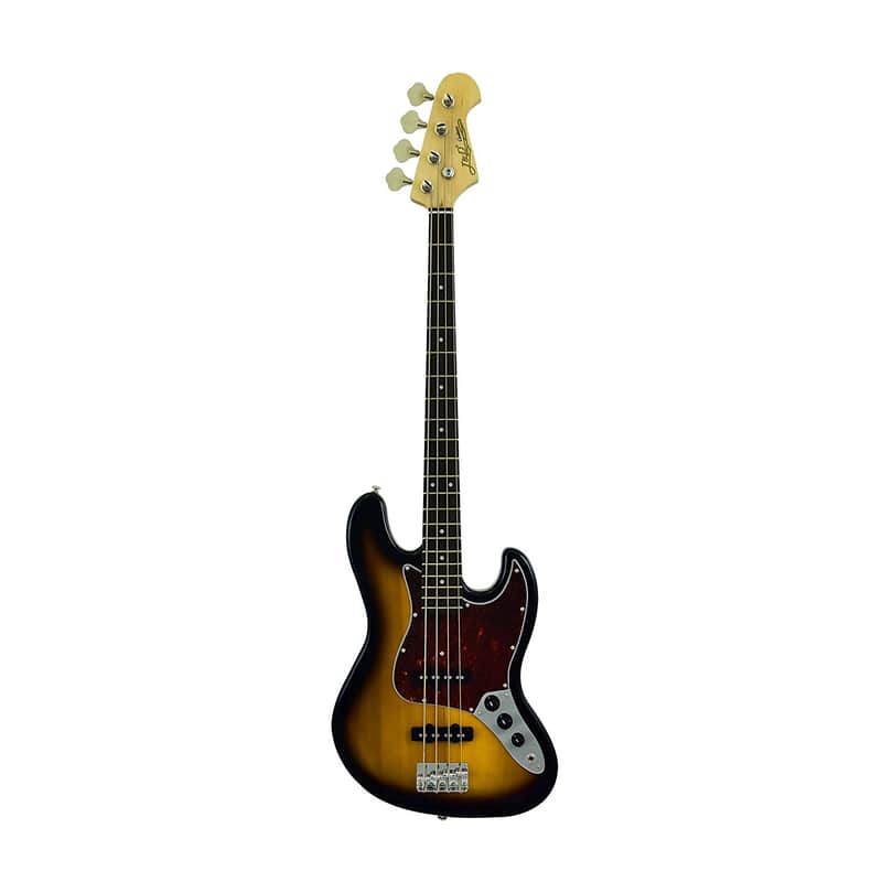 CNZ Audio JB Electric Bass Guitar - Vintage Sunburst Body & Maple Neck image 1