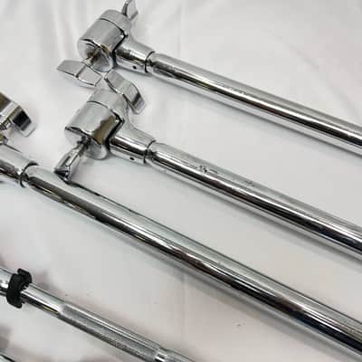 Roland Cymbal Mount Roland MDY-25 Chrome Multi-Position Arm w/ CYM Parts THREE PACK image 4