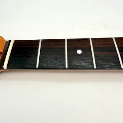 HooDoo Stratocaster Neck Rosewood/Roasted Maple Lefty Nitro hsn6424 image 7