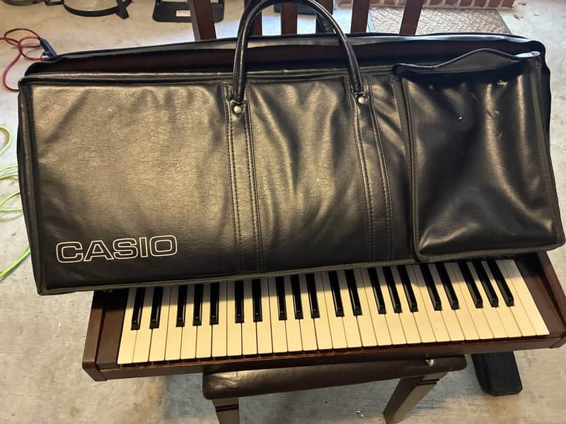 Vintage 1980 Casio Casiotone 101 (CT-101) with Original Casio Gig Bag & Music Stand – Excellent Condition image 1