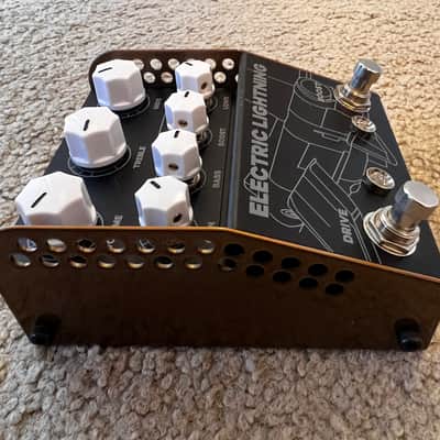 ThorpyFX Electric Lightning Chris Buck Signature Overdrive 2024 - Present - Black / Brown image 4