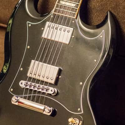 WD Gibson SG Standard Full Face Pickguard 5 ply Black/ White/Black/White/Black B/W/B/W/B 5 Ply image 7