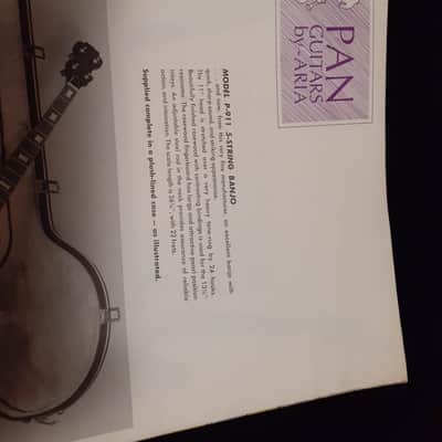 Pan Aria Catalog 1971 Aria Guitars Japan Bild 4