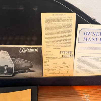 Oscar Schmidt Model 21 CR Autoharp w Case image 8