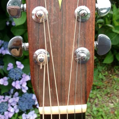 1979 Yairi DY-28 All Solid Guitar Natural+Deluxe Yairi hard case, Guitar strap and more image 13