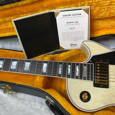 NEW! Gibson Les Paul Custom 1957 Reissue Murphy Lab Ultra Light Aged - Custom Ordered in TV White - Custom Shop - 8.9 lbs - Authorized Dealer - G06811 image 11