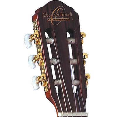 Oscar Schmidt OC1 Spruce Top Mahogany Neck 3/4 Size 6-String Acoustic Classical Guitar image 6