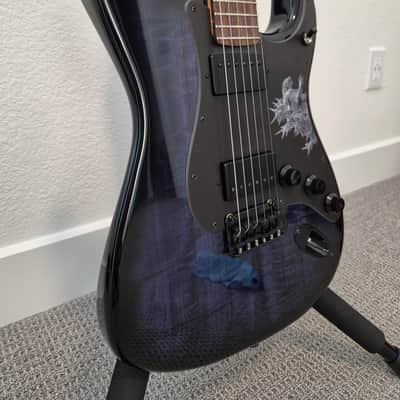 Fender MIJ 70th Godzilla Strat Blue + Matching Godzilla Distortion Pedal — Japan Exclusive Set, Unused image 3