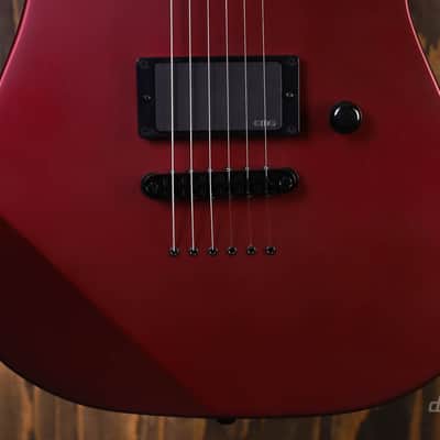 ESP E-II M-I Deep Candy Apple Red Satin image 4