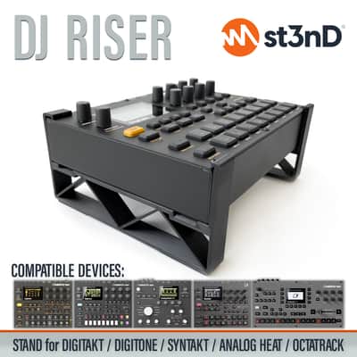DJ RISER STAND for ELEKTRON Digitakt / Digitone / Syntakt / Analog Heat Mk1 & Mk2 / Octatrack Mk2