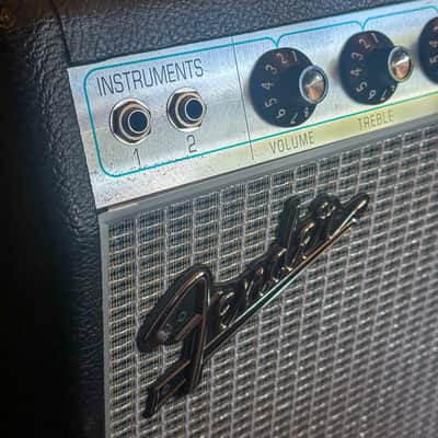Fender '68 Custom Princeton Reverb-Amp 12-Watt 1x10" Guitar Combo - Black image 3