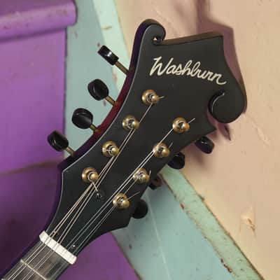 2020 Washburn M108SWK Carved F-Style Mandolin (VIDEO! Fresh Setup, Ready) image 3