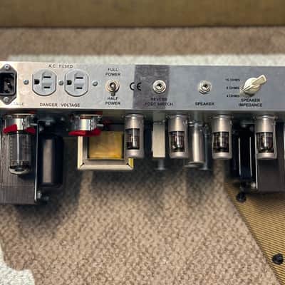 BadCat Blackcat R30 2000-2001 (Sampson Era) - Tweed with Gold Faceplate and Gold Grill Cloth image 12
