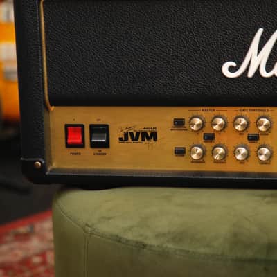 Marshall JVM410HJS Joe Satriani Signature 100-Watt Valve Guitar Amplifier Head Pre-Owned image 2
