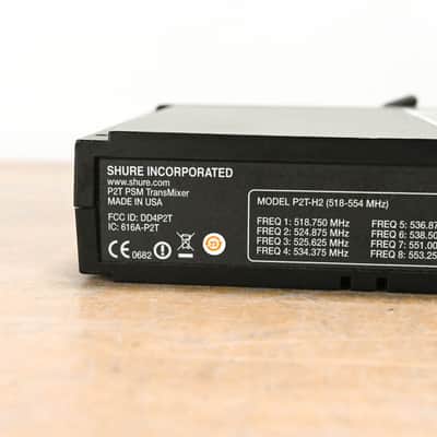 Shure PSM200 In-Ear Personal Monitoring System - H2 Band NO POWER SUPPLY CG0141J image 7