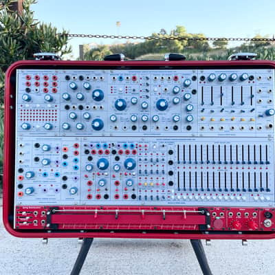 Buchla Tiptop 200t series with BPNYC ZERO Halliburton Eurorack Modular Travel Case 7U 'REDRUM" #2 image 1
